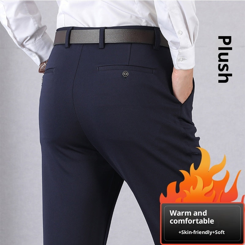 Elastic Dad Suit Trousers For Middle-aged And Elderly People SHOPPORA