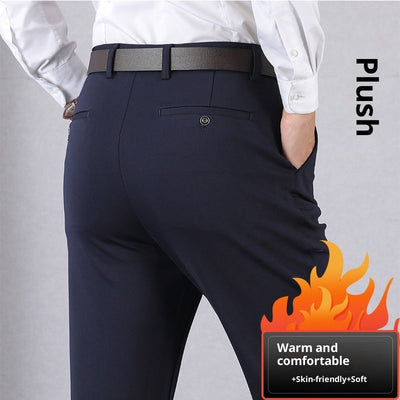 Elastic Dad Suit Trousers For Middle-aged And Elderly People SHOPPORA