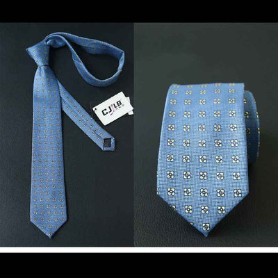 Male business striped retro suit tie