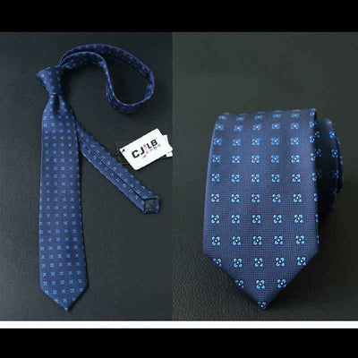 Male business striped retro suit tie