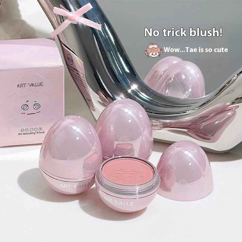 Low Saturation Gray Powder Repair Makeup Tender Rouge Solid Cosmetic Egg
