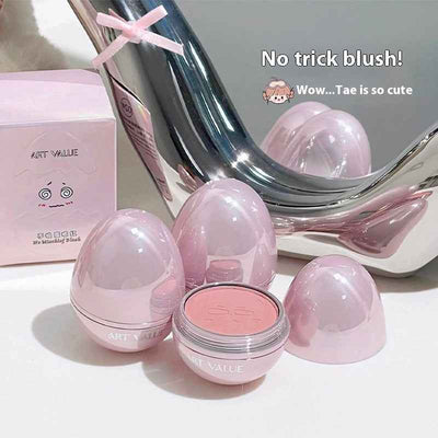 Low Saturation Gray Powder Repair Makeup Tender Rouge Solid Cosmetic Egg