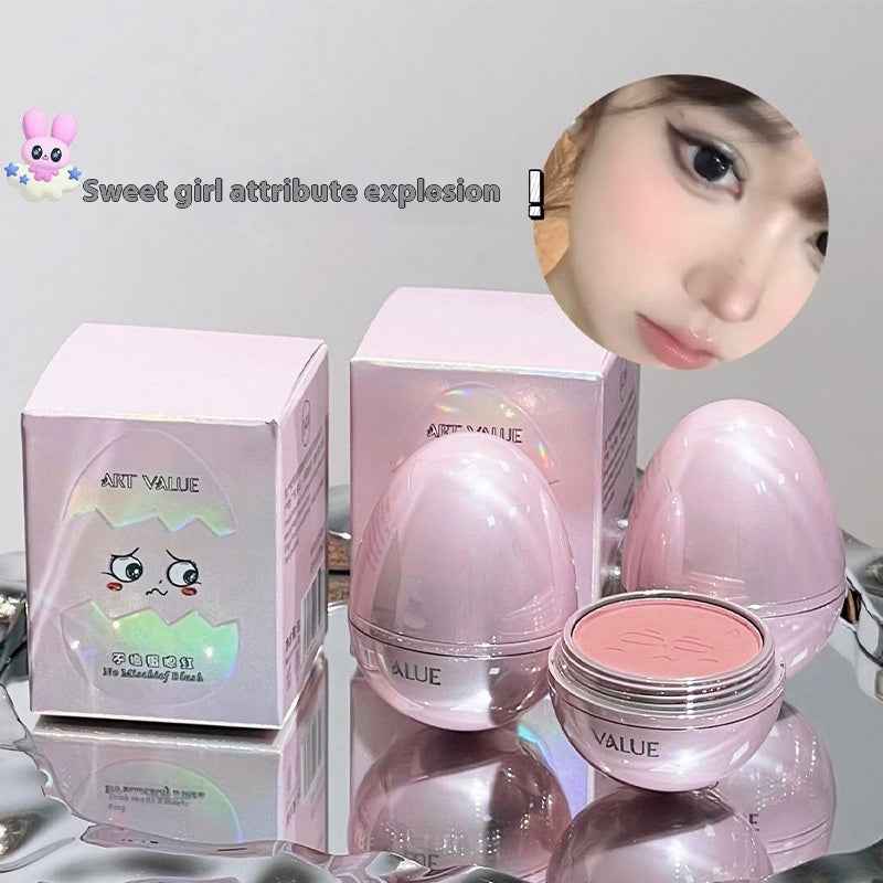 Low Saturation Gray Powder Repair Makeup Tender Rouge Solid Cosmetic Egg