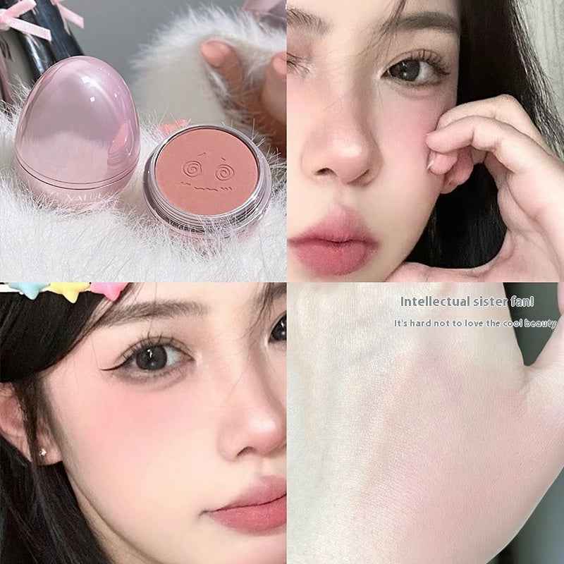 Low Saturation Gray Powder Repair Makeup Tender Rouge Solid Cosmetic Egg