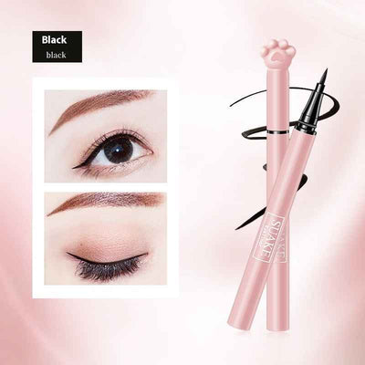 Cat's Paw Eyeliner Waterproof And Sweat-proof Long Lasting Non Smudge Ultra-fine Fine Head