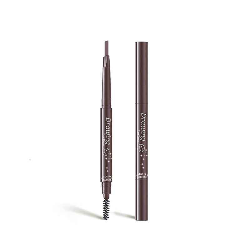 Ultra-fine Triangle Double-headed Eyebrow Pencil Automatic Rotation
