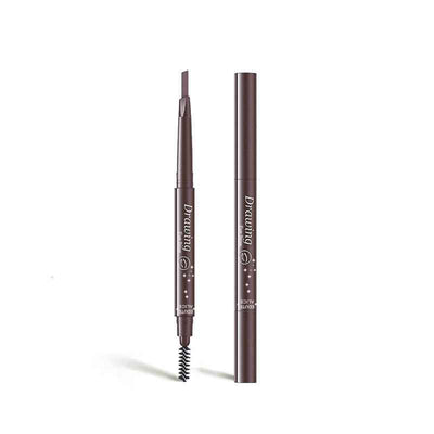 Ultra-fine Triangle Double-headed Eyebrow Pencil Automatic Rotation