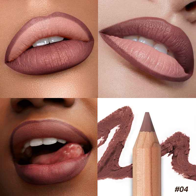 Matte 8 Colors Lip Liner Hook Line Lipstick Beauty Makeup