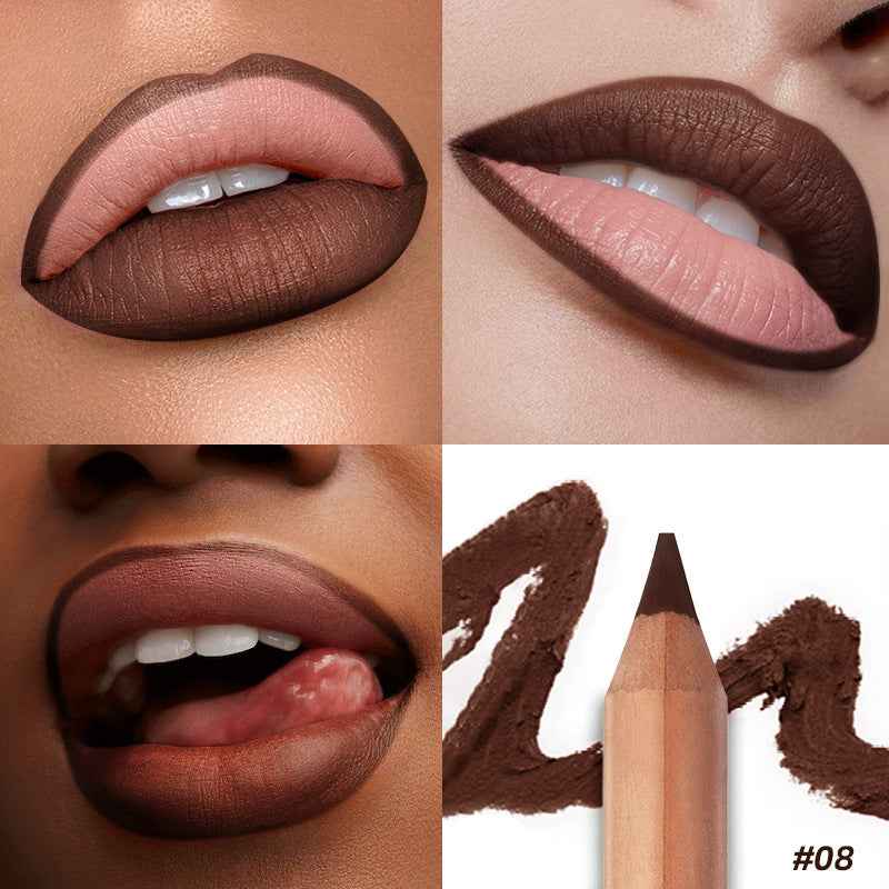 Matte 8 Colors Lip Liner Hook Line Lipstick Beauty Makeup