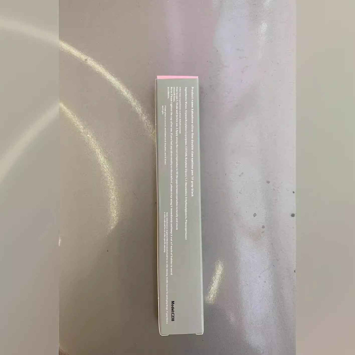 Kakashow Very Thin Double Claw Liquid Eyeliner Mom Eyelashes Crouching Silkworm