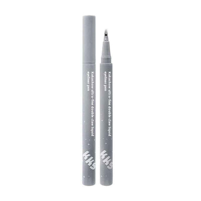 Kakashow Very Thin Double Claw Liquid Eyeliner Mom Eyelashes Crouching Silkworm