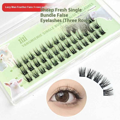Trilogy False Cat Ears Lower Eyelashes Segmented
