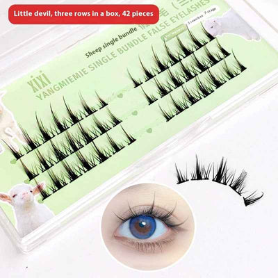 Trilogy False Cat Ears Lower Eyelashes Segmented