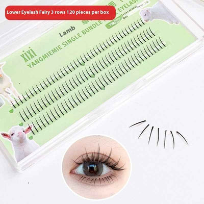 Trilogy False Cat Ears Lower Eyelashes Segmented