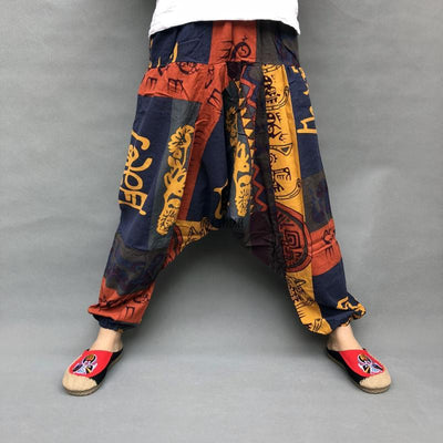 Trendy Plus Size Loose Lantern Men's And Women's Same Large Crotch Pants SHOPPORA