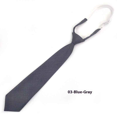 Solid Color Navy Blue Tie Men's Tie