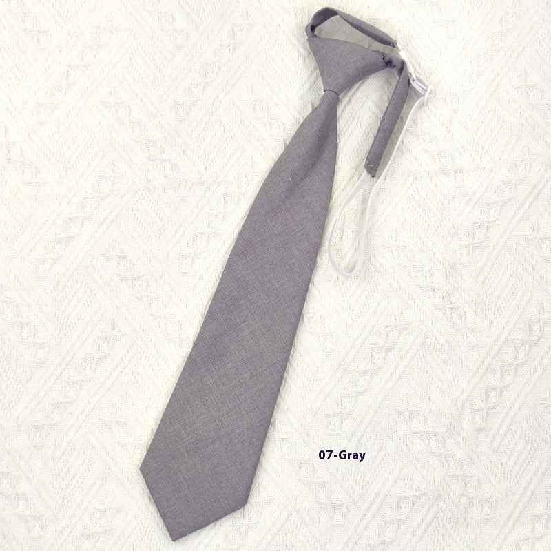 Solid Color Navy Blue Tie Men's Tie