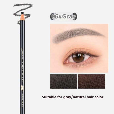 Line Drawing Waterproof Sweat-proof Non-fading Brushed Natural Eyebrow Pencil