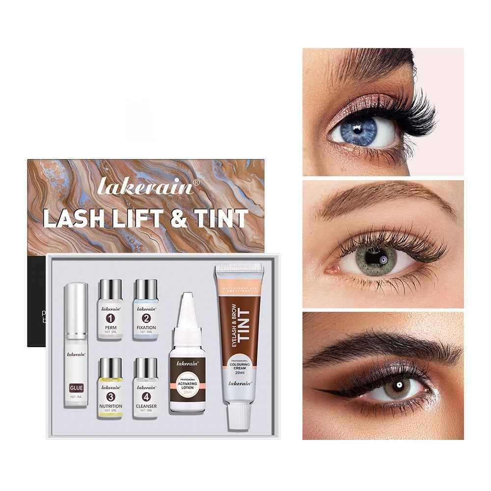 Hot Dyeing Two-in-one Eyelash Eyebrow Cream Suit