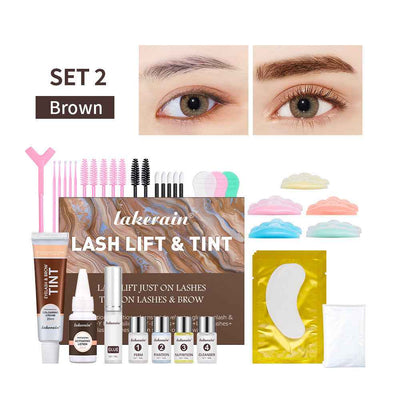 Hot Dyeing Two-in-one Eyelash Eyebrow Cream Suit