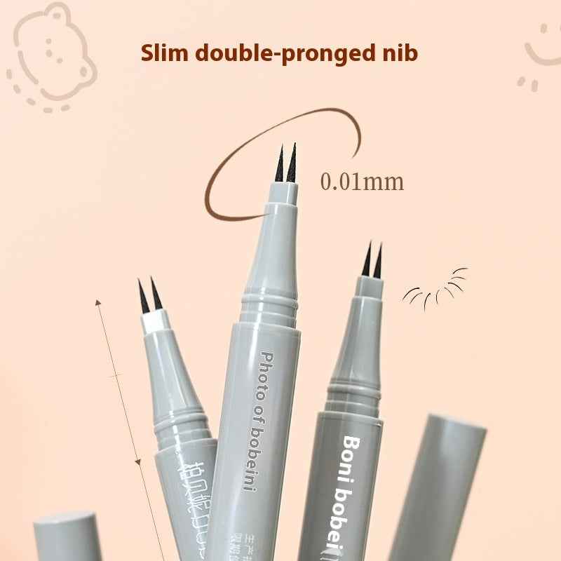 Two-claw Eyelash Pen Liquid Eyeliner Not Smudge Waterproof Eye Shadow