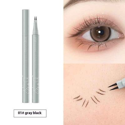 Two-claw Eyelash Pen Liquid Eyeliner Not Smudge Waterproof Eye Shadow