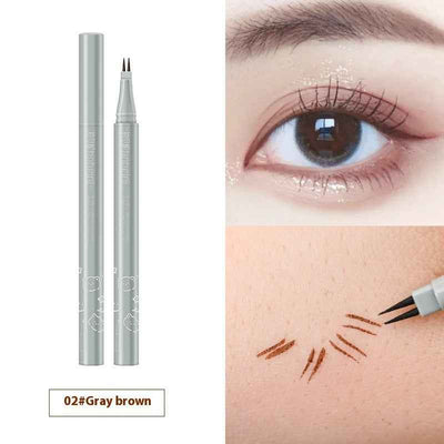 Two-claw Eyelash Pen Liquid Eyeliner Not Smudge Waterproof Eye Shadow