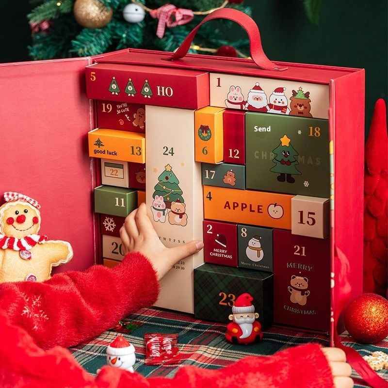 Christmas Birthday Box Blind Box Gift Diy Children Countdown Calendar Gift Box Set