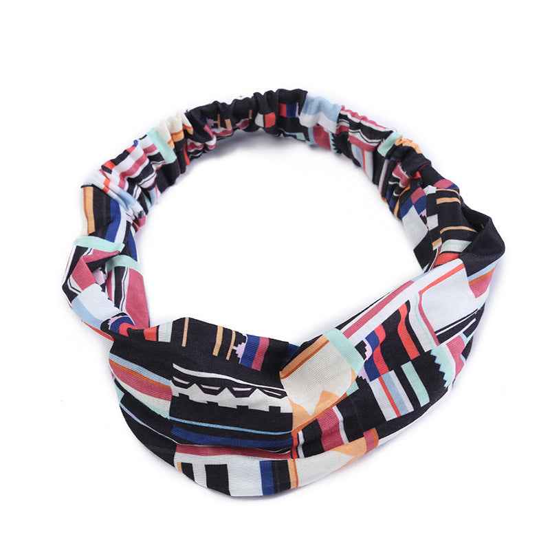 Bohemian Hair Band Makeup Shampoo Headband Female