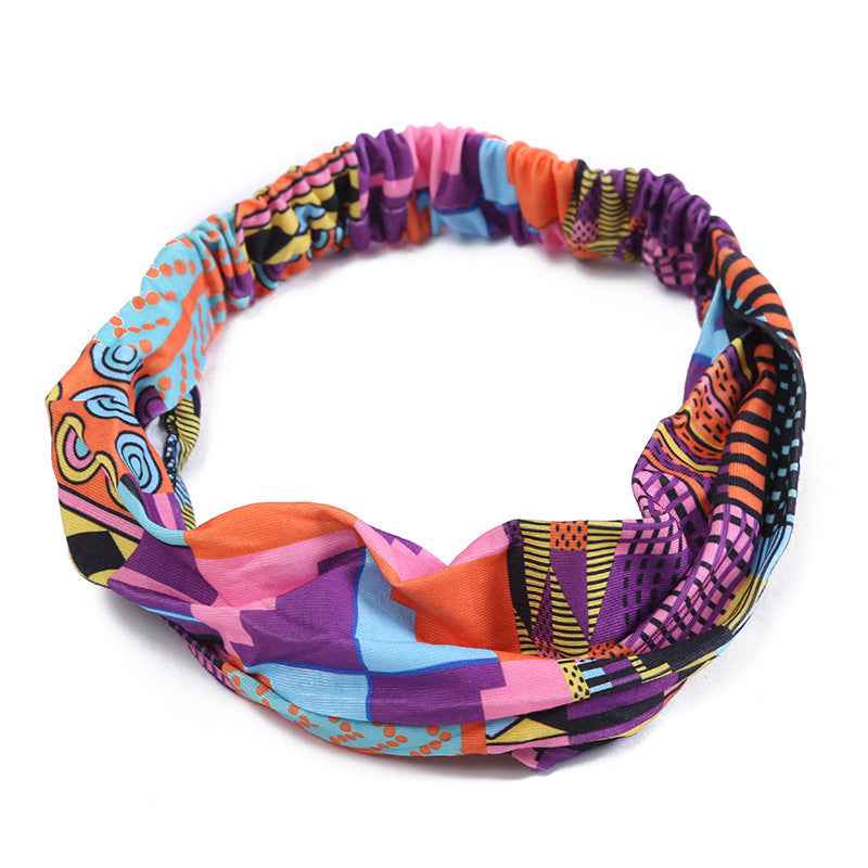 Bohemian Hair Band Makeup Shampoo Headband Female