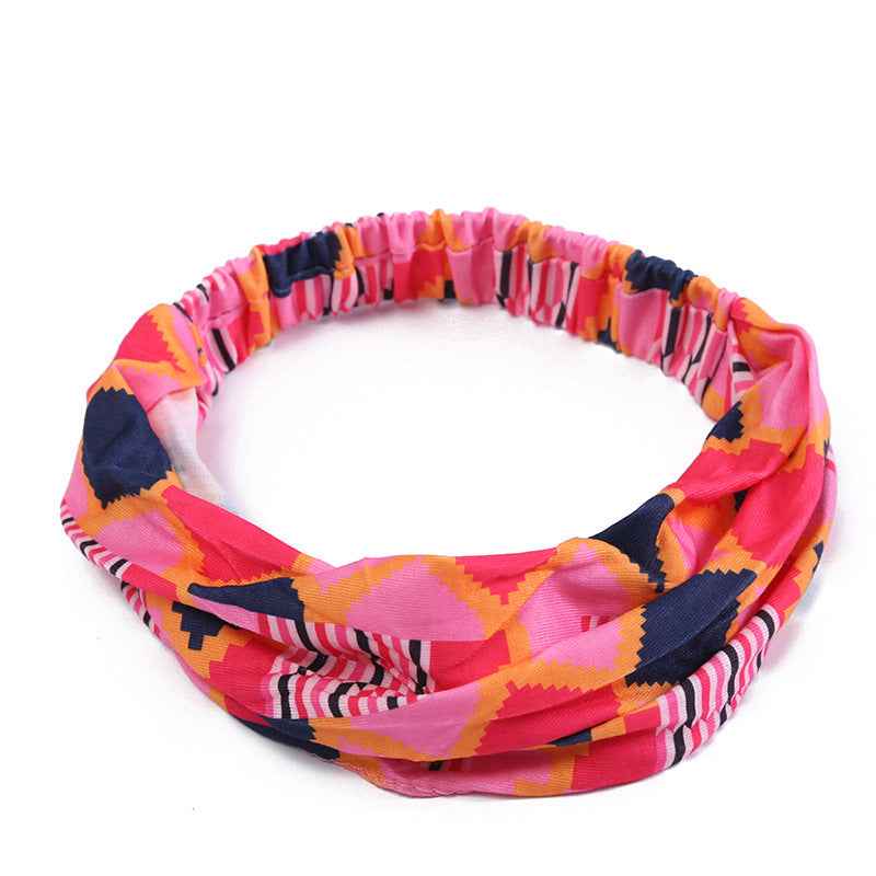 Bohemian Hair Band Makeup Shampoo Headband Female