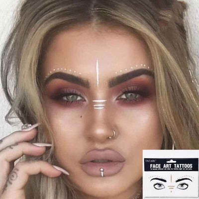 Bronzing Tattoo Sticker Face Sticker Tattoo Sticker Waterproof Female Spot Face Sticker