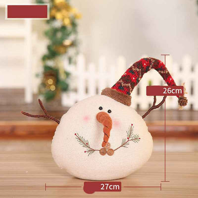 Christmas Elk Standing Christmas Tree Snowman Doll Ornament