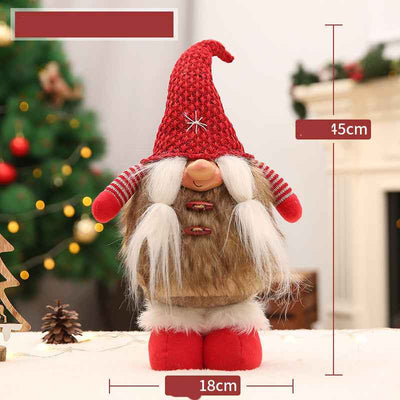 Christmas Elk Standing Christmas Tree Snowman Doll Ornament