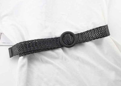 Fashion All-match Literary Fan Cotton And Linen Wide Girdle