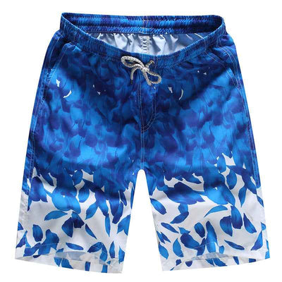 Summer Plus Size Men's Beach Pants, Men's Quick-Drying Five-Point Pants