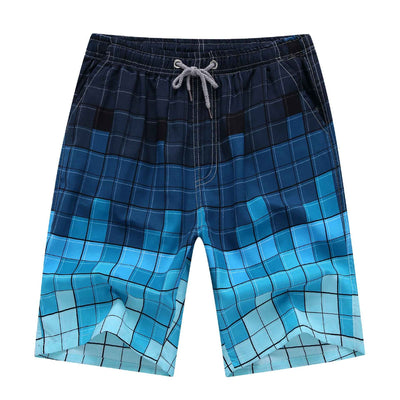 Summer Plus Size Men's Beach Pants, Men's Quick-Drying Five-Point Pants