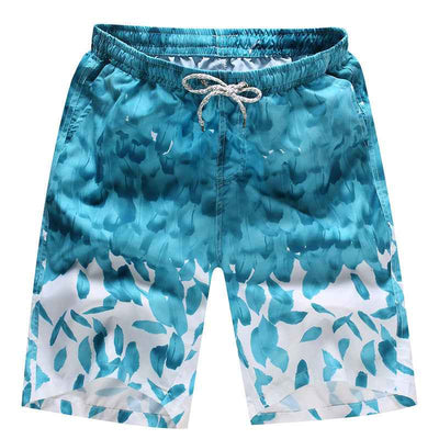 Summer Plus Size Men's Beach Pants, Men's Quick-Drying Five-Point Pants