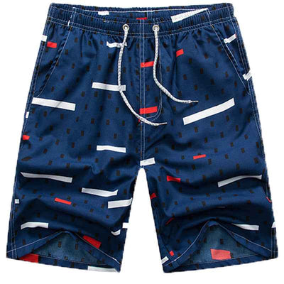 Summer Plus Size Men's Beach Pants, Men's Quick-Drying Five-Point Pants