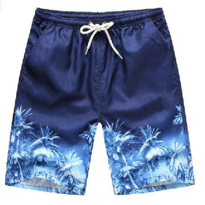Summer Plus Size Men's Beach Pants, Men's Quick-Drying Five-Point Pants