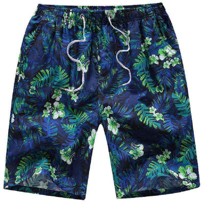 Summer Plus Size Men's Beach Pants, Men's Quick-Drying Five-Point Pants