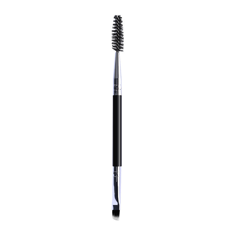 Spiral Angled Makeup Double Ended Eyebrow Brush SHOPPORA