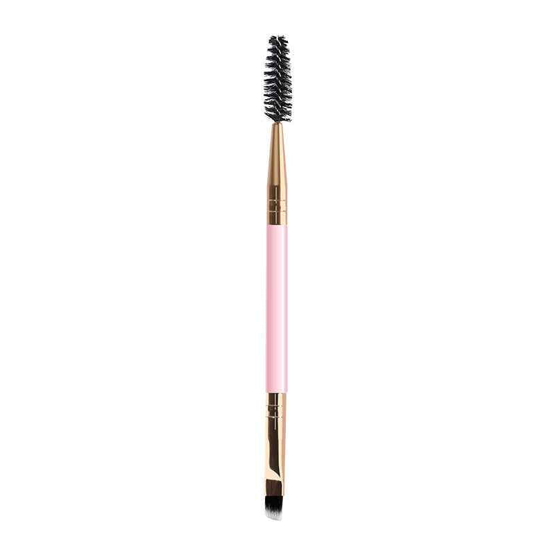 Spiral Angled Makeup Double Ended Eyebrow Brush