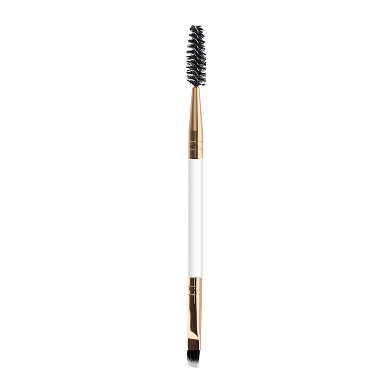 Spiral Angled Makeup Double Ended Eyebrow Brush SHOPPORA