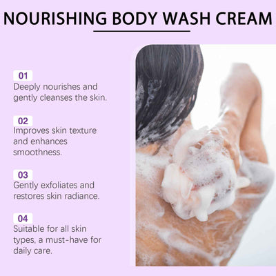 Nourishing Body Bath Cream Gentle Cleaning