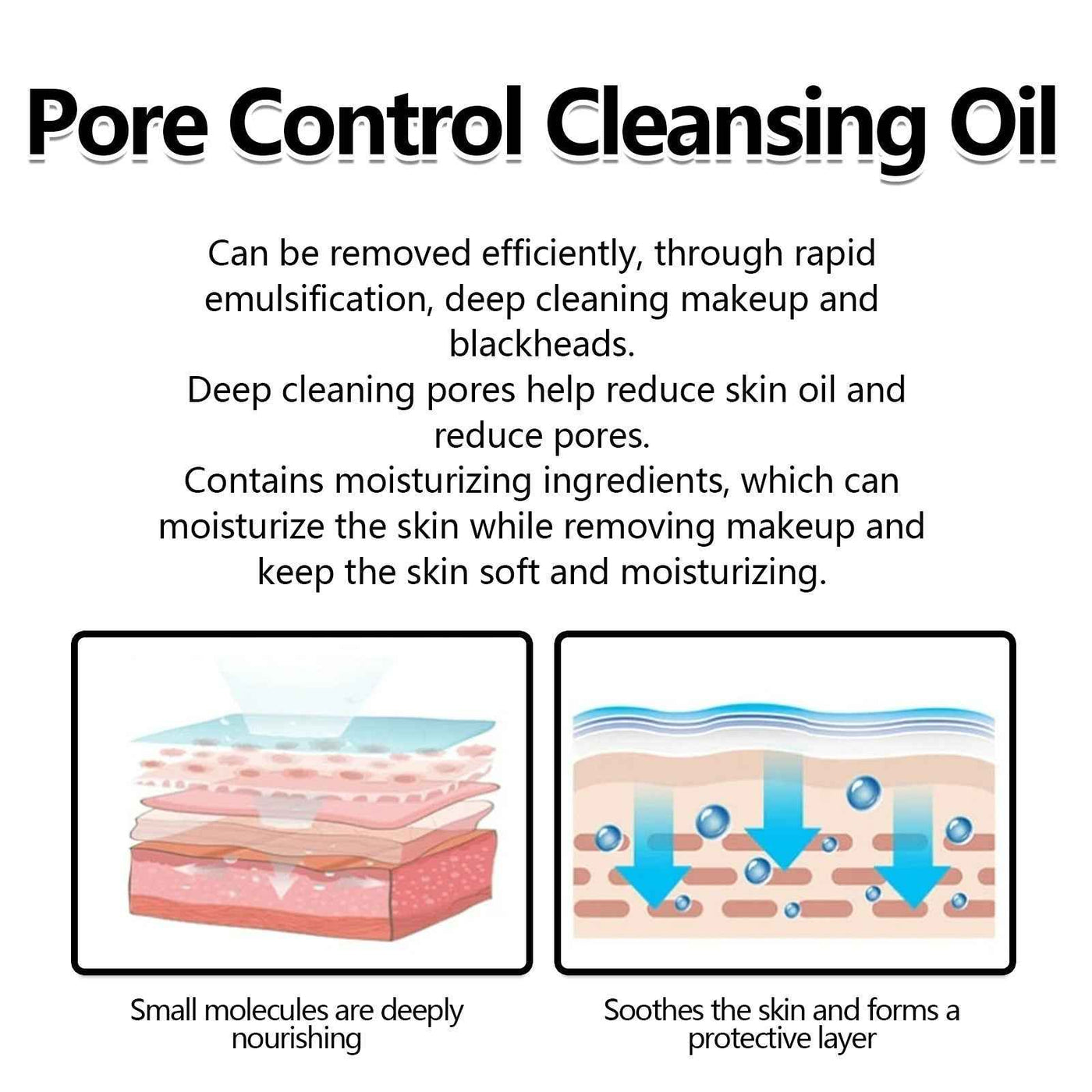 Pore Firming Cleansing Oil Cleansing Makeup Gentle Care