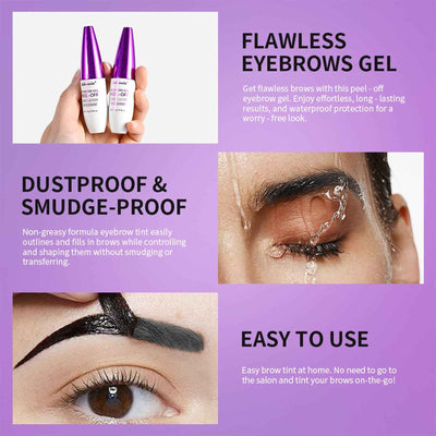 Waterproof And Sweat-proof Easy To Color Tear And Pull Eyebrow Cream