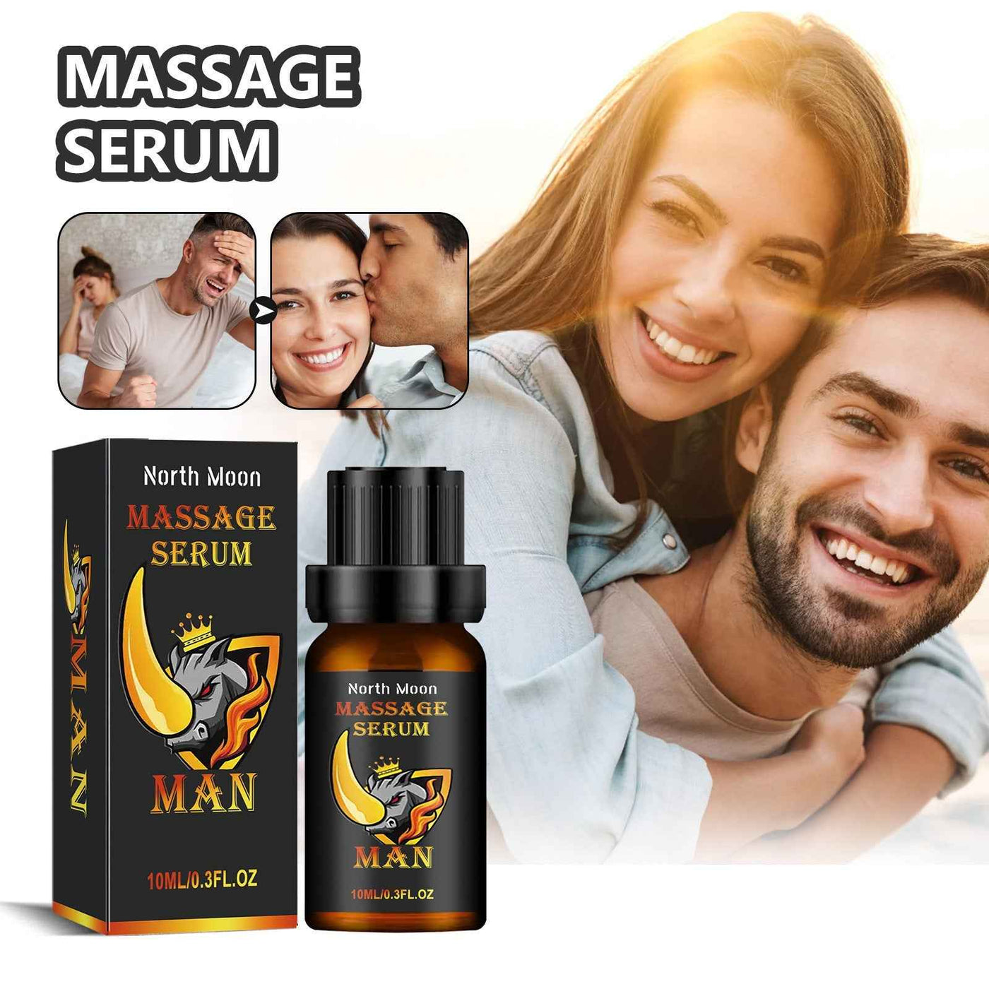Men's Body Care Endurance Vitality External Massage Care Essential Oil