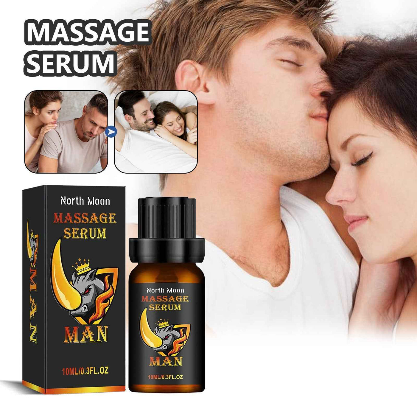 Men's Body Care Endurance Vitality External Massage Care Essential Oil