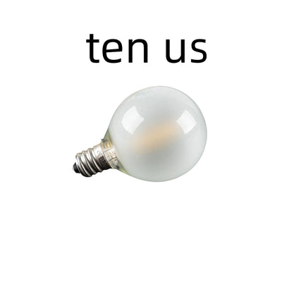 Warm White Light Christmas Decorative String Lights Replacement Glass Lamp SHOPPORA